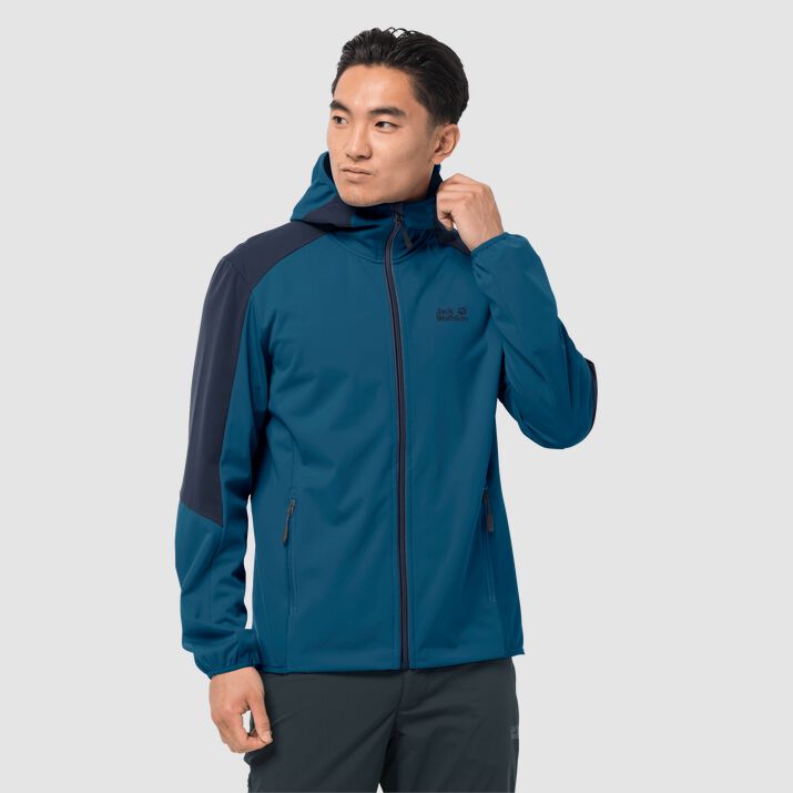 Jack Wolfskin Mens Go Hike Windproof Jacket Navy 439108IWH